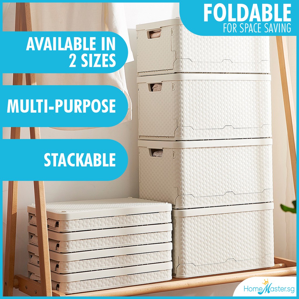 [SG Ready Stock] Japan Style Foldable Multi Purpose Storage Box