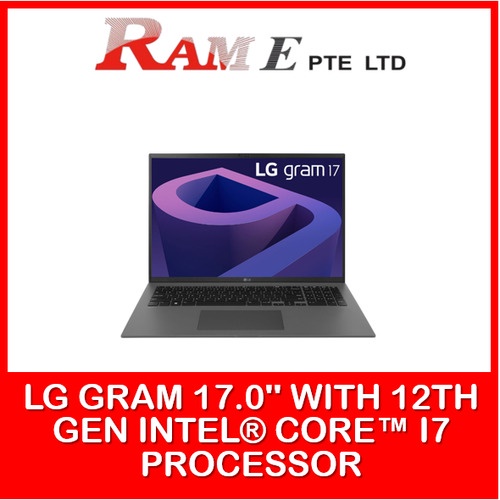 LG gram 17.0 Inch with 12th Gen Intel® Core™ i7 and  Anti-Glare IPS Display