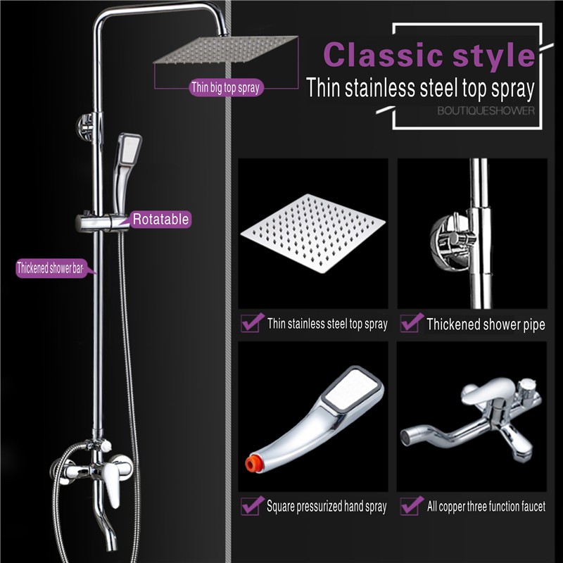 copper shower faucets