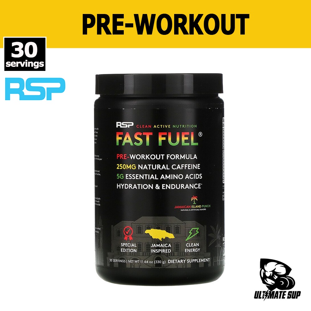 RSP Nutrition Fast Fuel, Pre Workout, Energy Supplement, Amino Acids
