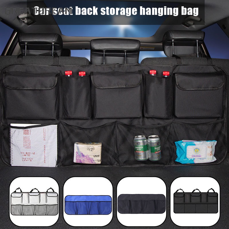 Car Backseat Trunk Organizer Backseat Storage for Car Truck SUV Van