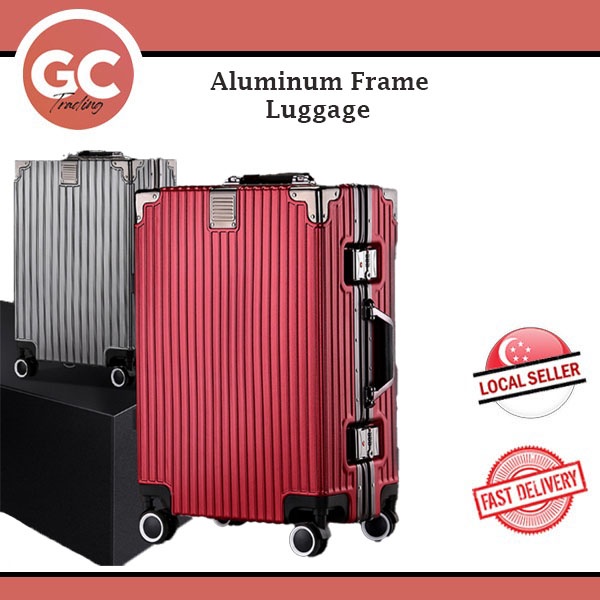 💥SG Seller💥Traveling Aluminum Frame Handle Luggage with Universal Wheel ...