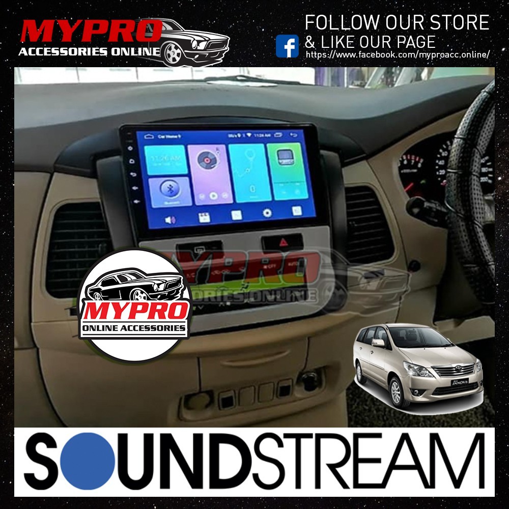 Android Toyota Innova 2007-2008-2009-2010 (Auto Air-Cond) Soundstream ...