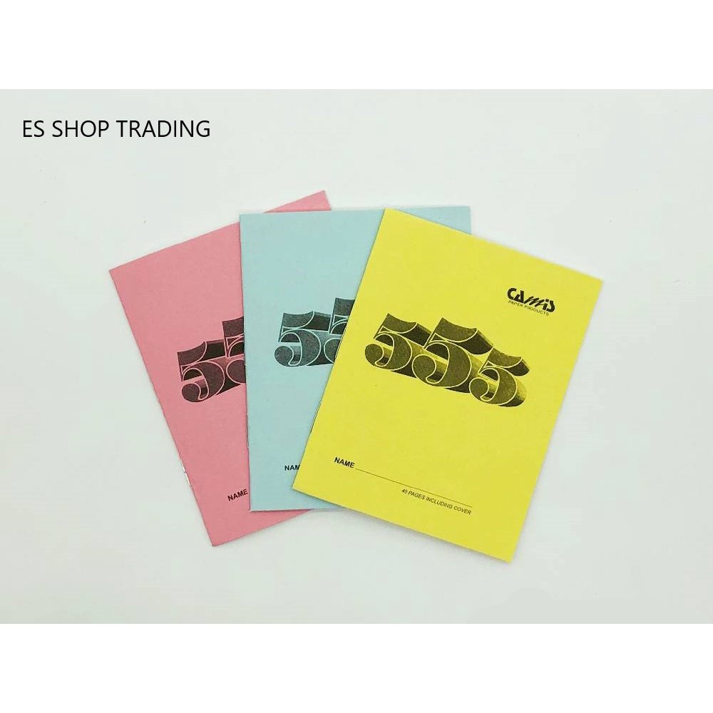 36 pc Per Pack CAMIS 555 Note Book/ 555 note book 36 Pc Per Pack/36 pc ...