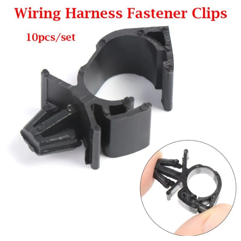 10Pcs/pack Car Wiring Harness Fastener Clips Cable Pipe Tie Wrap Cable ...