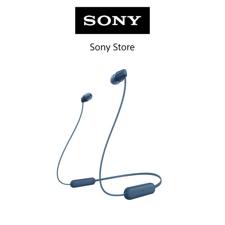 Sony Singapore WI C100 Wireless In ear Headphones WI C100 25hr battery life 1 Year 3 Months Warranty Shopee Singapore