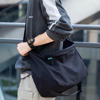 Men's Japanese Streetwear Black Crossbody Shoulder 