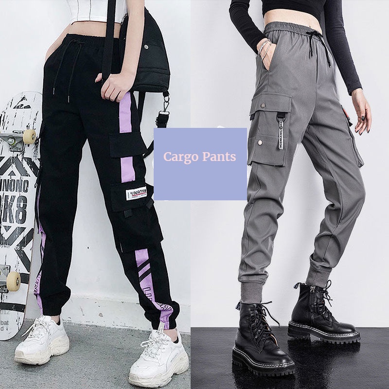 Cargo Pants Women's Summer New Loose High Waist Leisure Oversized Sports Stree Style Fashion Pants Woman Wear