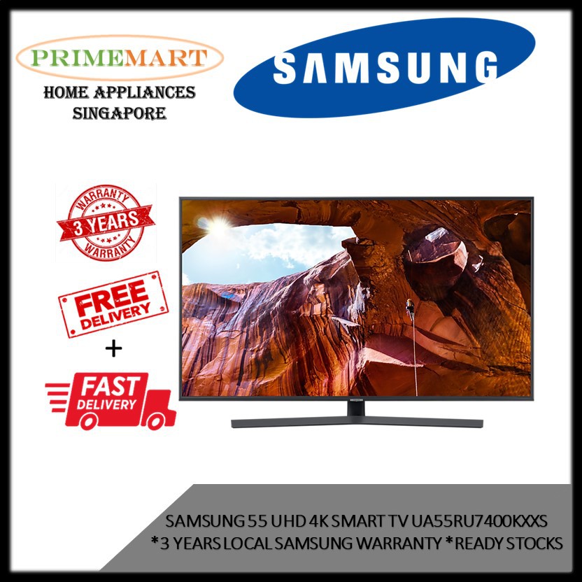 Samsung 55 UHD 4K Smart TV UA55RU7400KXXS * 3 YEARS LOCAL SAMSUNG ...