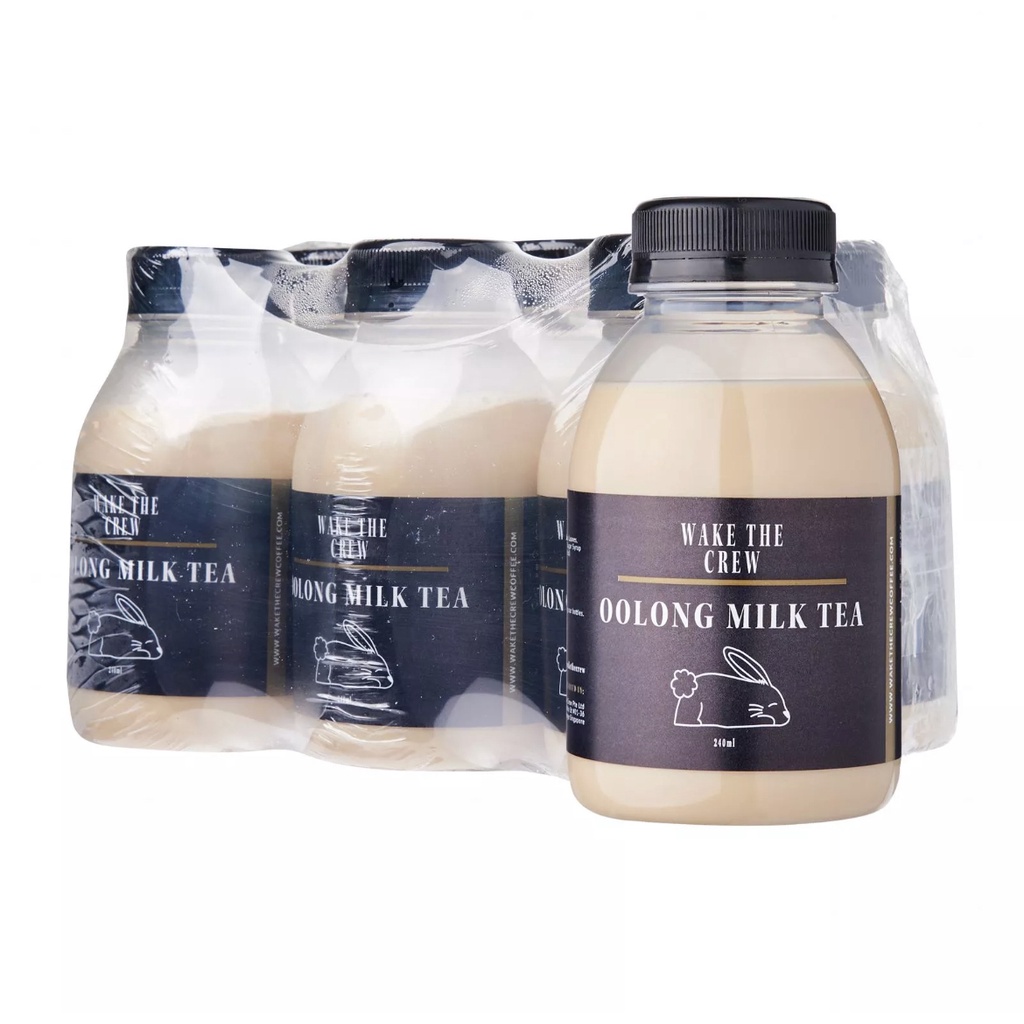 Wake The Crew Cold Brew Oolong Milk Tea 6 Pack Shopee Singapore