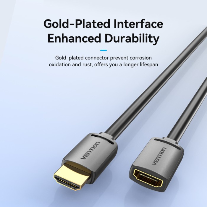 Vention Kabel Hdmi Extension Perpanjangan 4k 2k 1080P - Gambar 3