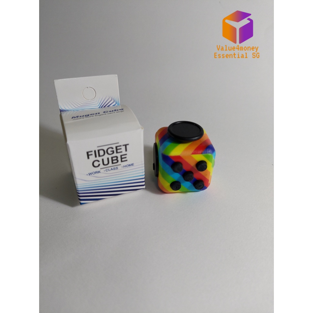 Portable 6-Sided Fidget Cube Toy (Buttons / Joystick / Rotation Plate ...