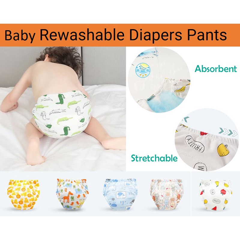 🌟Baby Toilet Training Pants 🌟 Kids Toilet Potty Rewashable Diapers