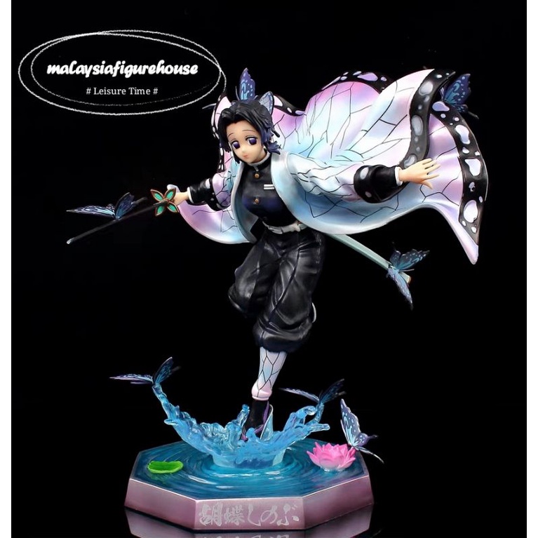 25CM DEMON SLAYER JK SHINOBU KOCHO INSECT HASHIRA COPY RESIN GK FIGURE ...