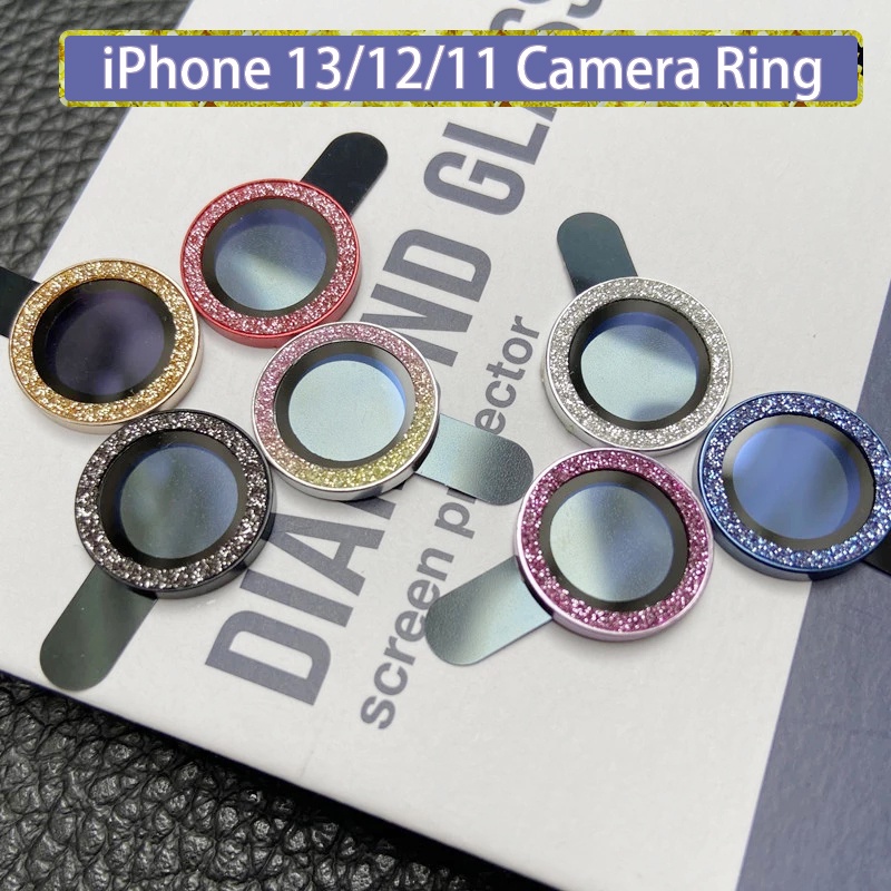 [Ready Stock]1PCS Diamond Camera Lens Protector For iPhone 13/12 Pro