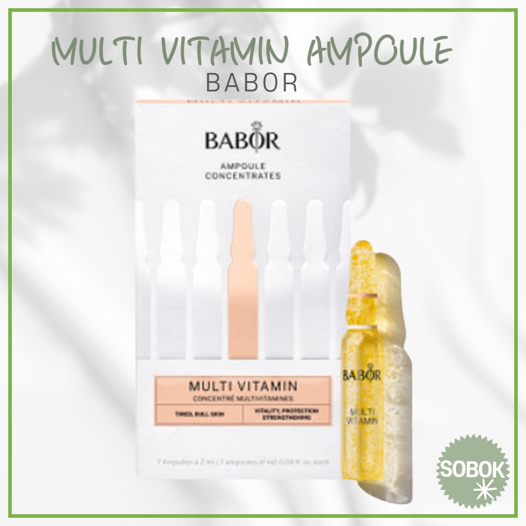 [BABOR] Multi Vitamin Ampoule (2ml x 7) Shopee Singapore
