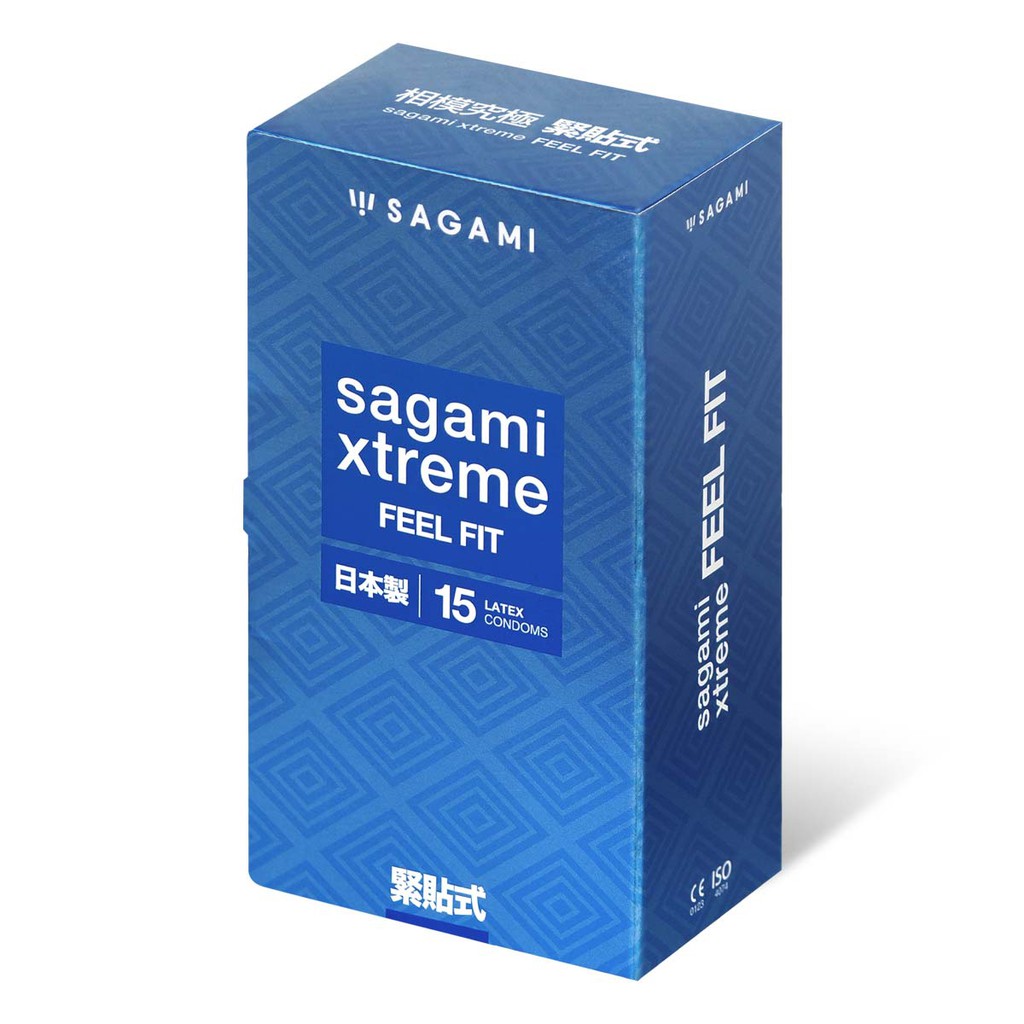 Sagami Xtreme Feel Fit 51mm 15's Pack Latex Condom (Defective Packaging ...