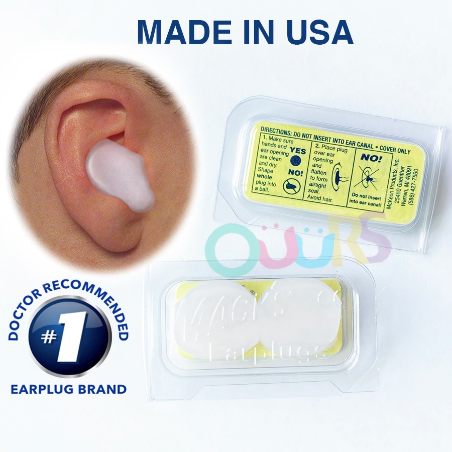 Pillow Soft® Silicone Putty Ear Plugs - Mack's Ear Plugs