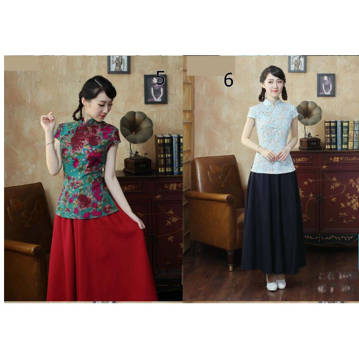 Female Cheongsam Top CNY Fashion Cheongsam / Qipao / Traditional ...