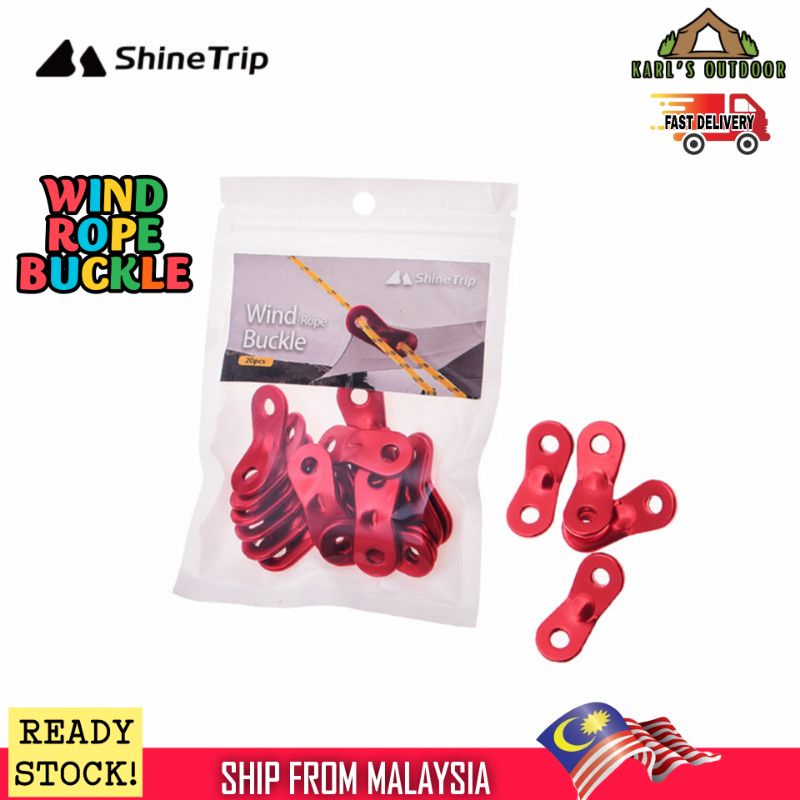 SHINETRIP 5pcs Outdoor Camping Tent Wind Rope Buckle Quick Fasteners ...