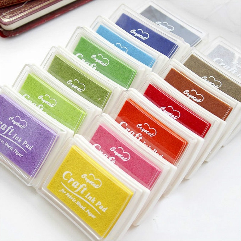 21 color color super large ink pad rubber stamp special ink pad DIY ink ...