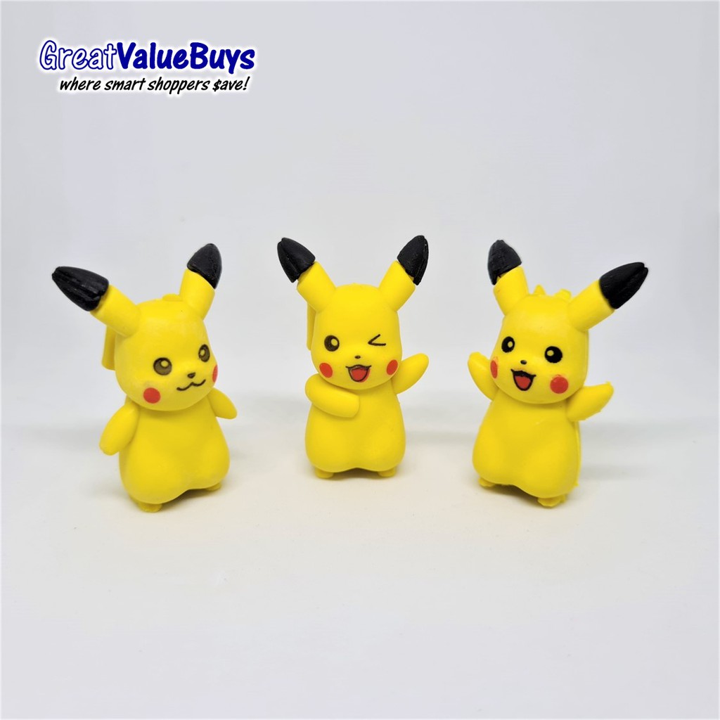 Kids goodie bag toy Children birthday 10 pcs bulk Cute Pokemon Pikachu ...