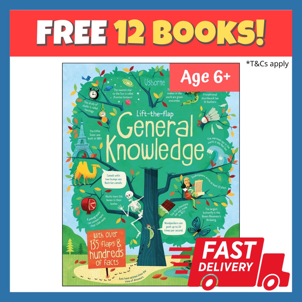 Usborne 3D Lift the Flap Book: General Knowledge [Children Educational ...