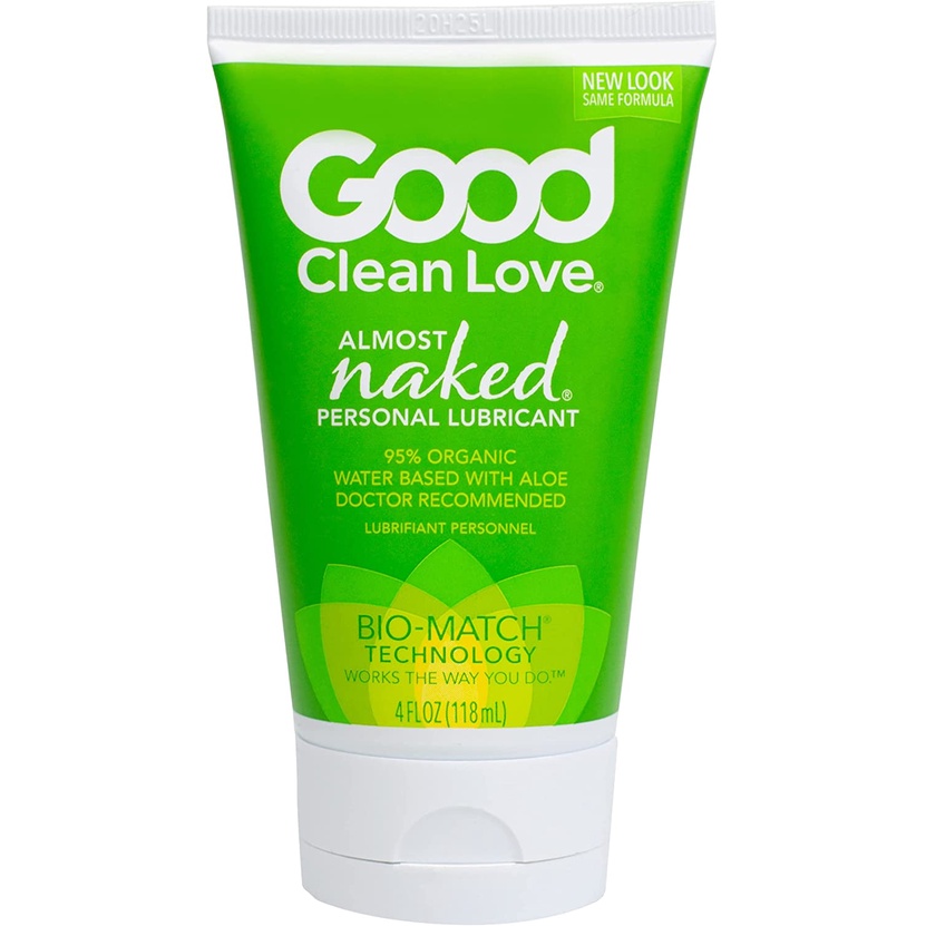 beautiful sex dolls Good Clean Love Almost Naked Personal Lubricant, 4 Oz Organic Water-Based  Lube with Aloe Vera, Safe for Toys & Latex, Intimate Wellness Gel for Men &  Women