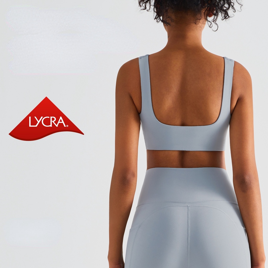 S-XL Yoga Crop Tops With Pads Women Shockproof Bras Nude Nylon Soft Tights  Push Up Tank Tops Sexy Breathable Vest Gym Clothing