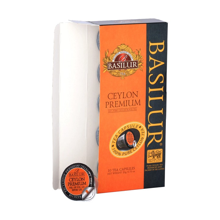 Basilur Ceylon Premium Ceylon Black Tea Capsules (10 Capsules) | Shopee ...