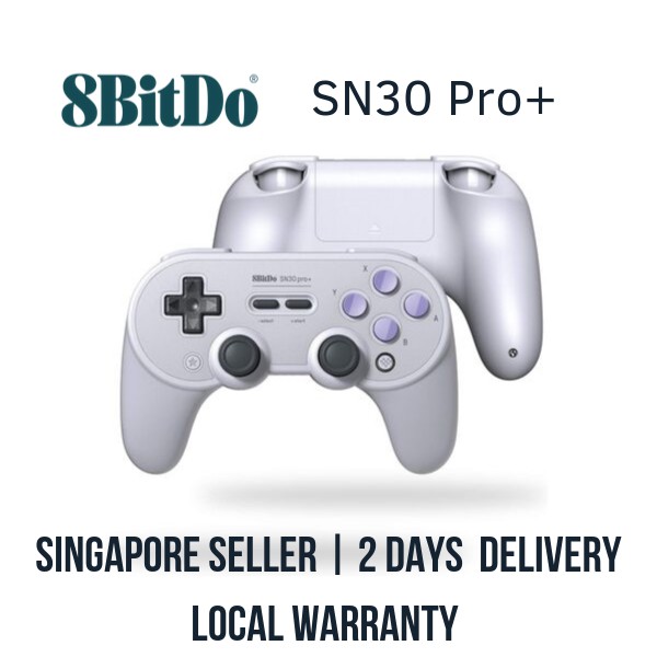 8BitDo SN30 Pro+ Bluetooth Gaming Controller - (SN Edition) for ...