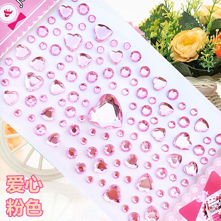 32 styles 3D Gem Stickers diamond Sticker Acrylic Crystal sticker DIY ...