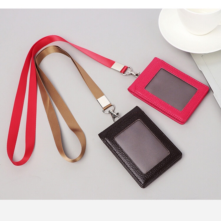 2024 Luxury Business Work ID Badge Holder with Lanyard Multiple card ...