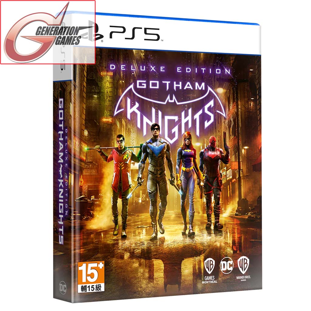 Ps5 Gotham Knights Deluxe Edition R3 English Shopee Singapore