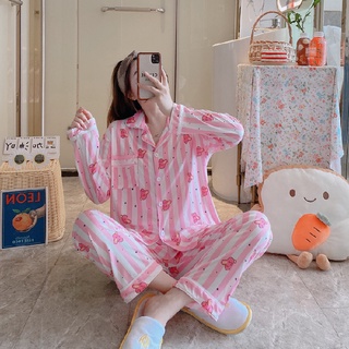 KPOP BT21 Pajamas COOKY TATA CHIMMY RJ Nightwear Long Sleeve