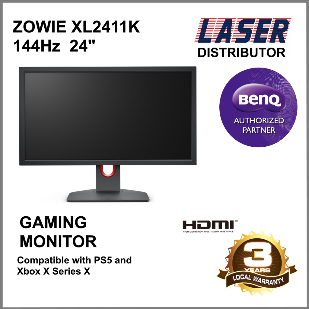 BenQ ZOWIE XL2411K 24 144Hz Full HD e-Sports Gaming Monitor