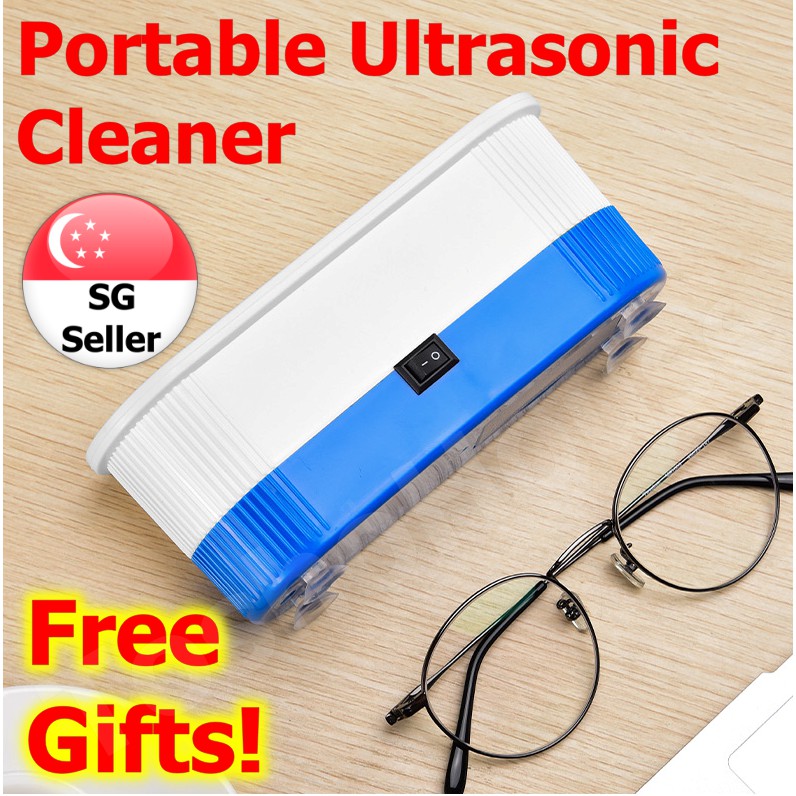 [SG Seller] Portable Ultrasonic Glasses Watches Jewelry Cleaner