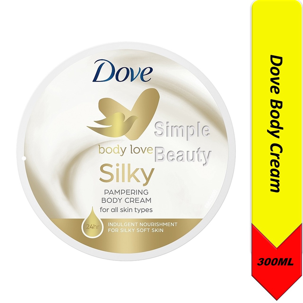Dove Body Love Silky Cream, 300ML Shopee Singapore