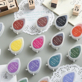 Retro Color Stamp Pads Washable Ink Pads For Kids Craft Ink Stamp Pads For  Rubber Stamps Paper Scrapbooking Wood Fabric