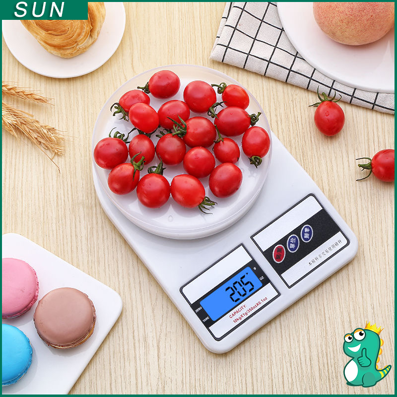 Electronic digital outlet kitchen scale