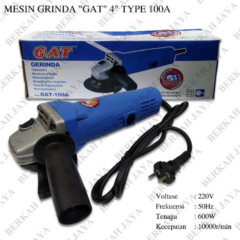 MESIN GAT 100A Grinding Machine / 100 A Hand Grinder / Grinder | Shopee ...