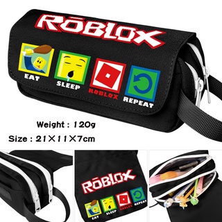 ROBLOX-Double-Layer Pencil Case, Pencil Case, Atualizar produtos de  impressão completa, alunos periféricos, primários e secundários, presentes