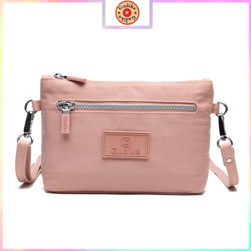 Gudika Women's Sling Wallets Crossbody Bags Reverse Nylon Canvas Shoulder  Bags