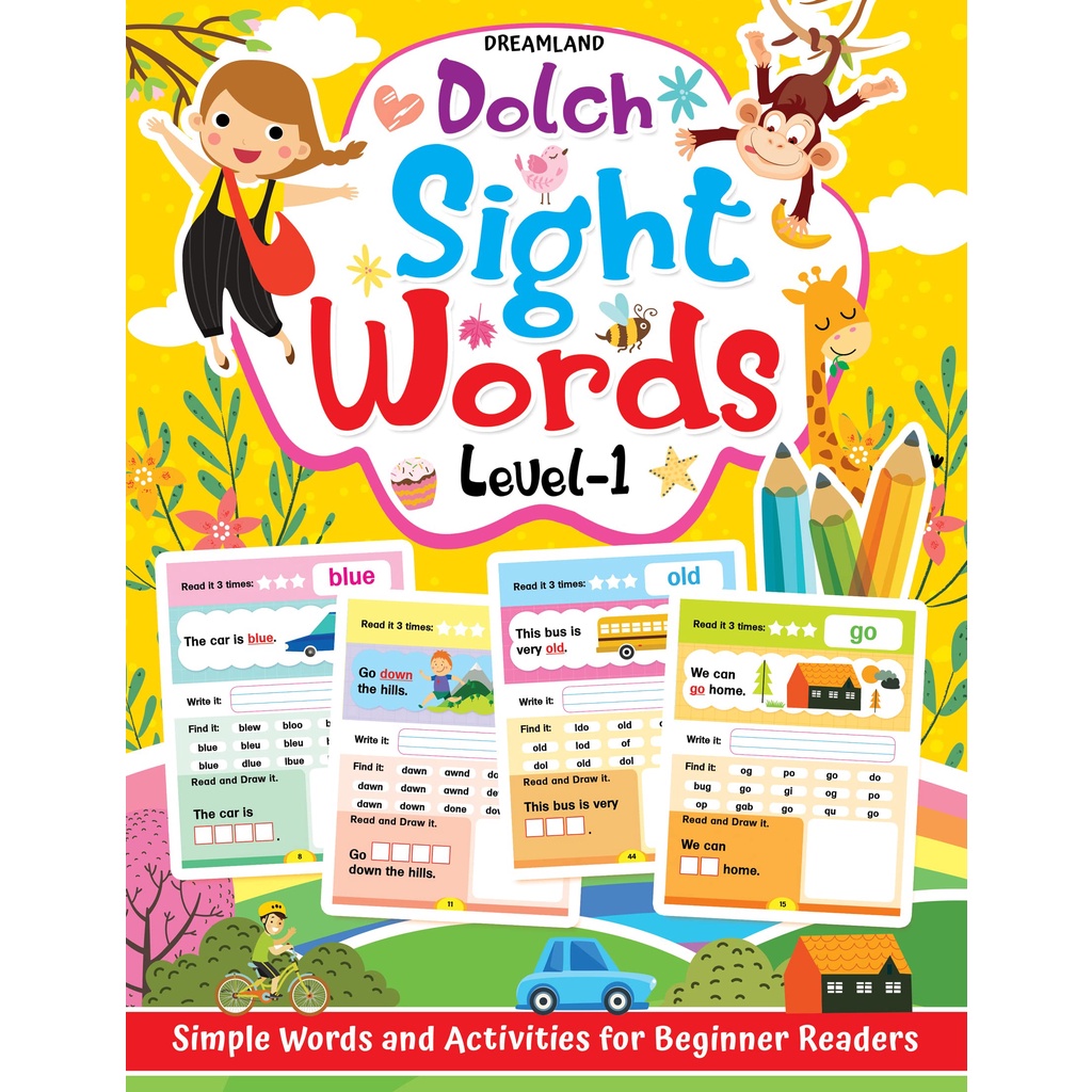Phonics/ Dolch Sight Words /Simple Words and Activities for Beginner ...