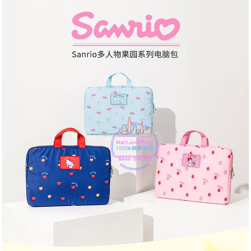 Hello Kitty Melody Sanrio laptop bag sleeve case 14 notebook protection multifuncational breifcase bag cartoon print