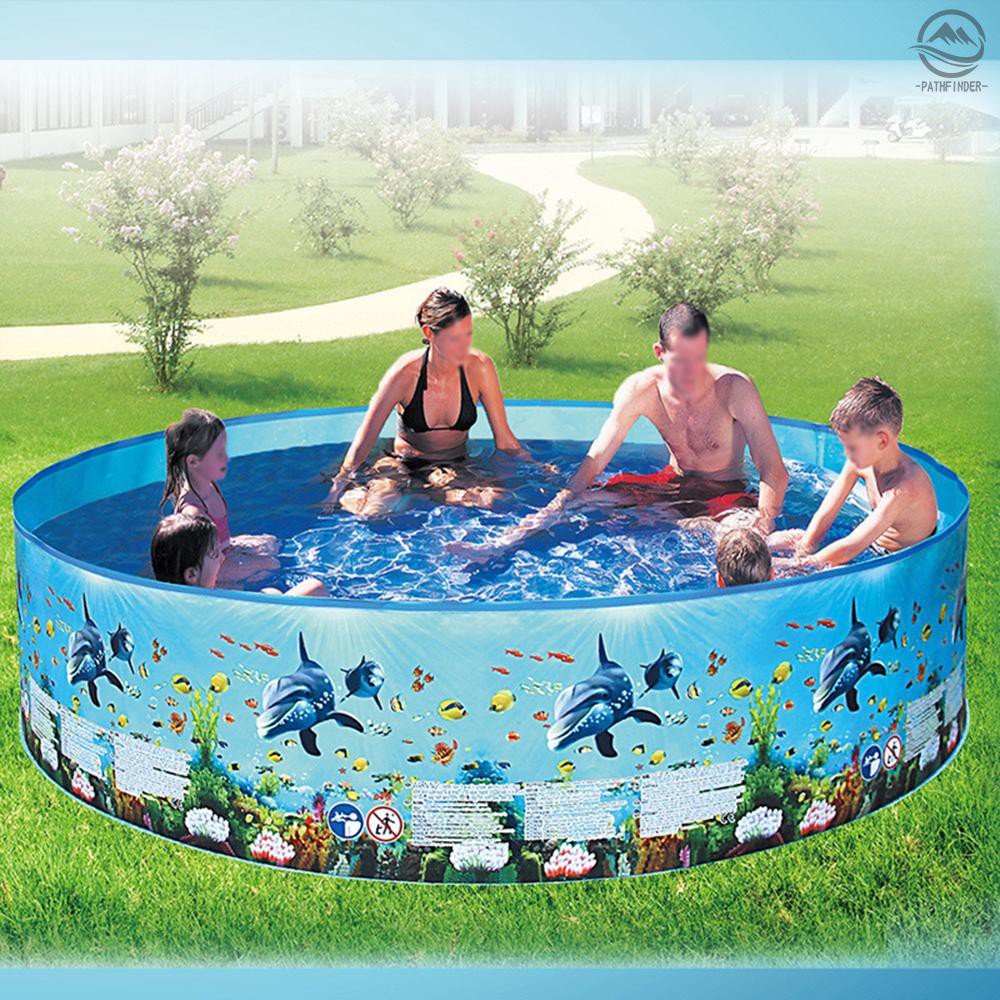 🌟Pathfinder🌟Portable Inflation-free Hard Plastic Swimming Pool Folding ...