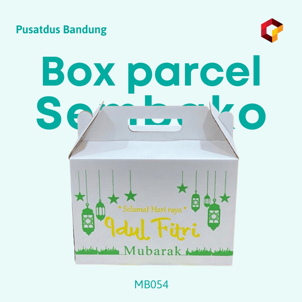 Eid Al-Fitr Tote Parcel Box 35x25x25x25cm Food Package Box | Shopee ...