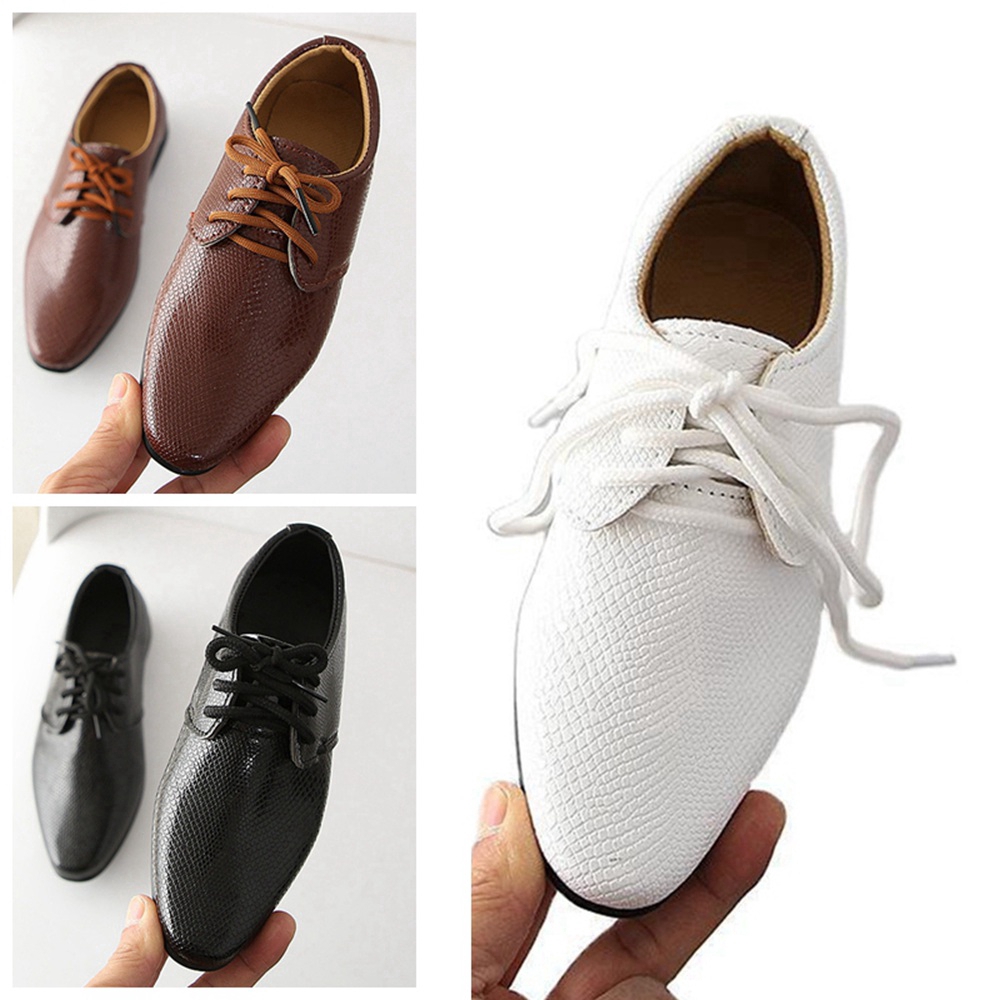 White hot sale leather brogues