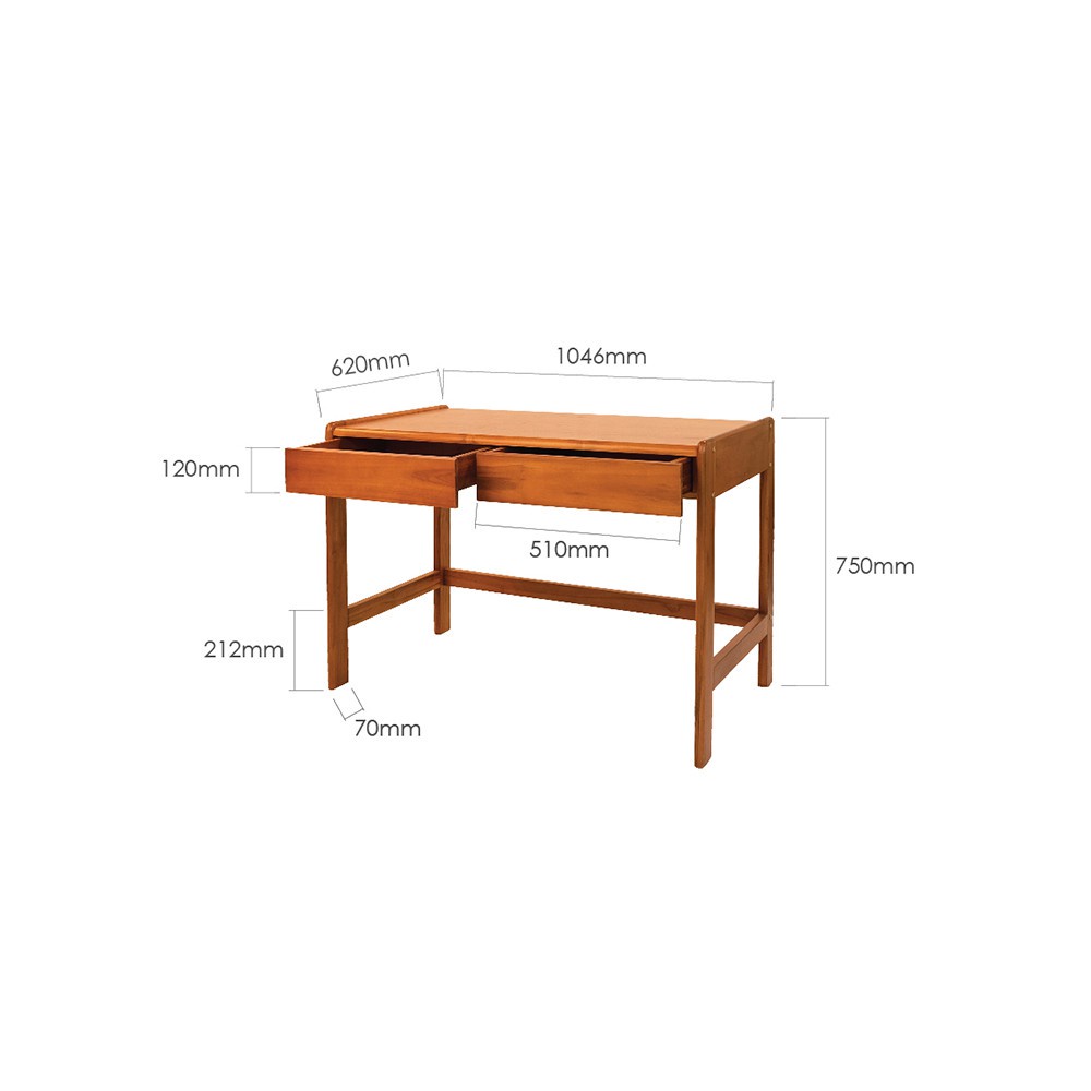 Scanteak Writing Table Bulky Shopee Singapore