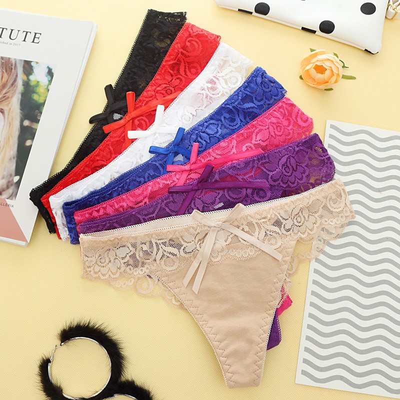 ladies string Lace g string Pants cute Thongs underwear transparent ...